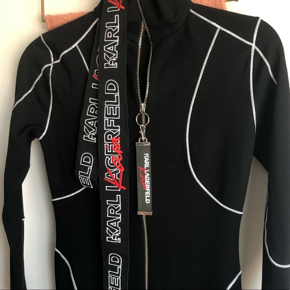 KARL X KAIA JERSEY CATSUIT- size XS - Picture 5 of 5